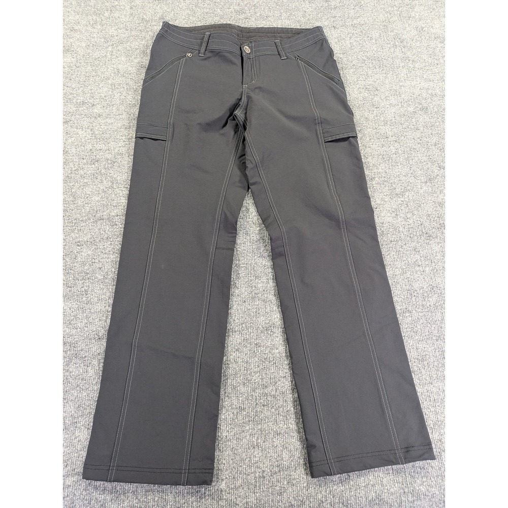 Kuhl Destroyr Softshell Pants Womens 10 Short Gray Hiking Outdoor Cargo 6174